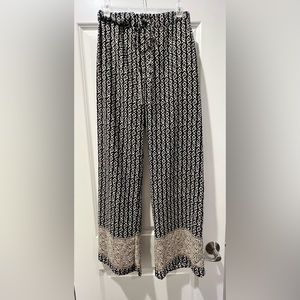 West Kei Wide-Leg Women’s Draw String Boho Pants -Size Small